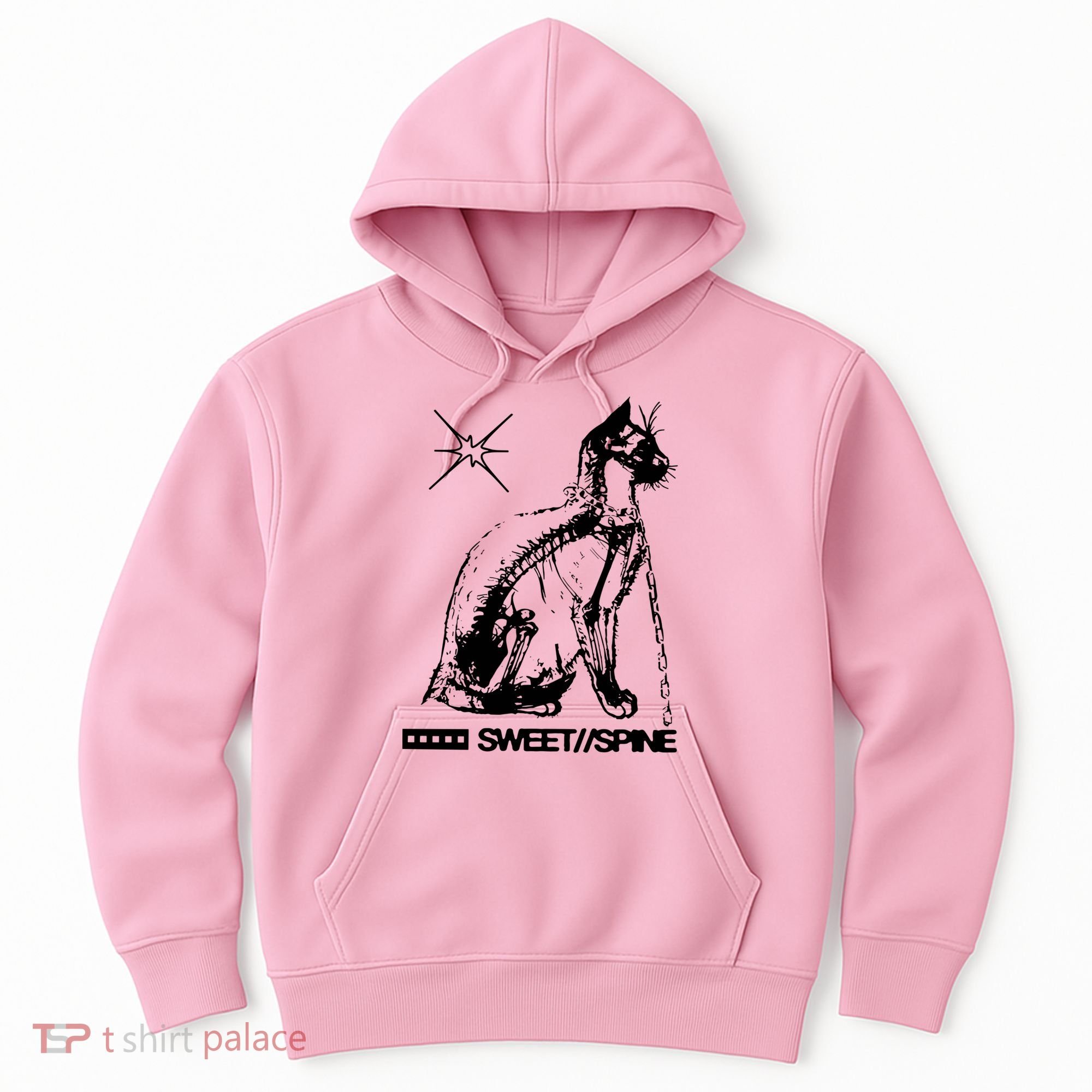 Sweet Spine Cat Hoodie