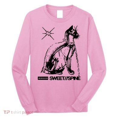 Sweet Spine Cat Long Sleeve Shirt
