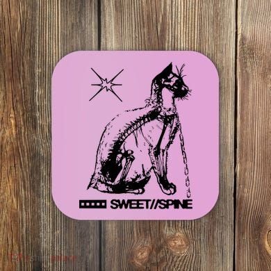 Sweet Spine Cat Coaster