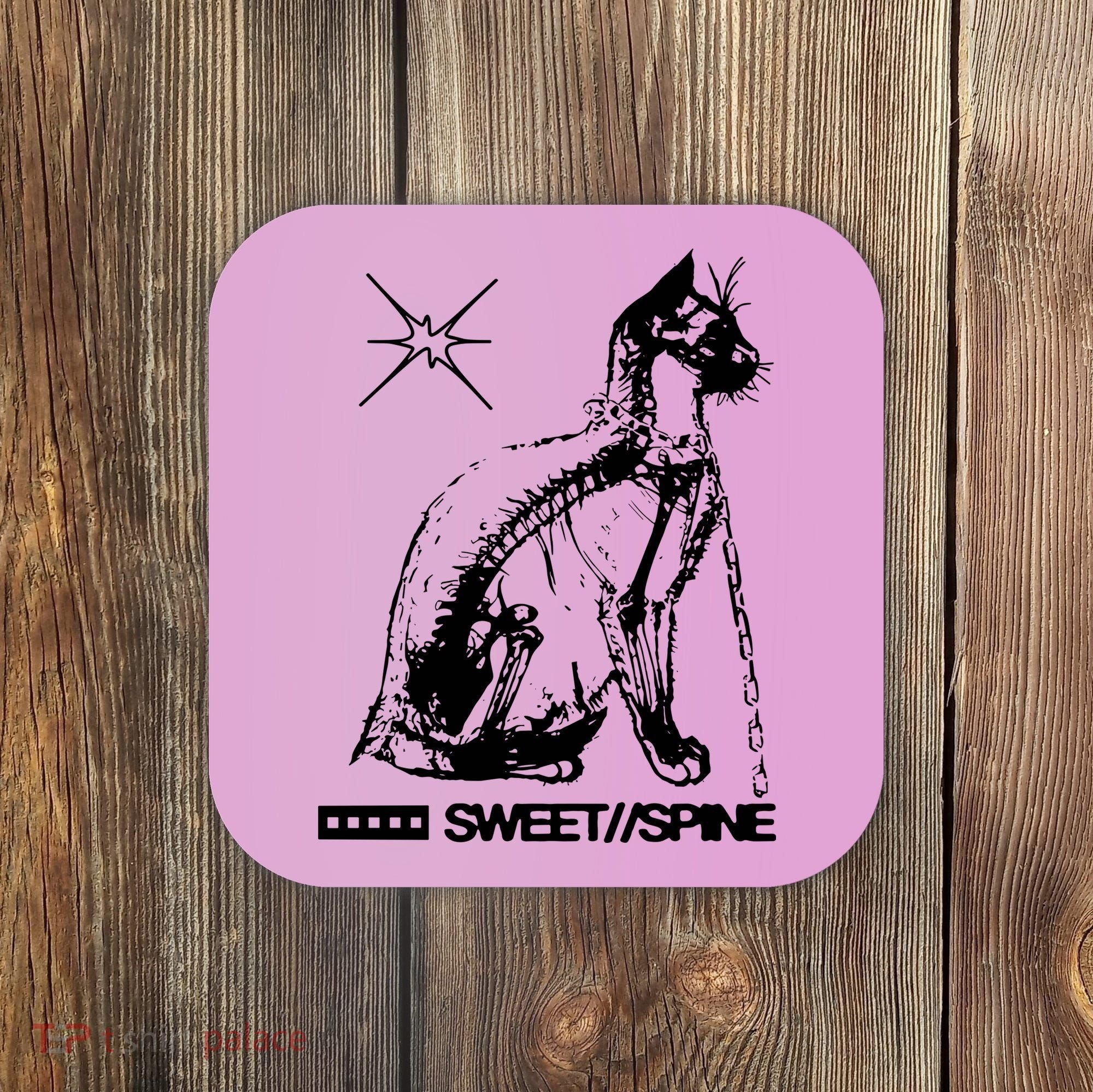Sweet Spine Cat Coaster