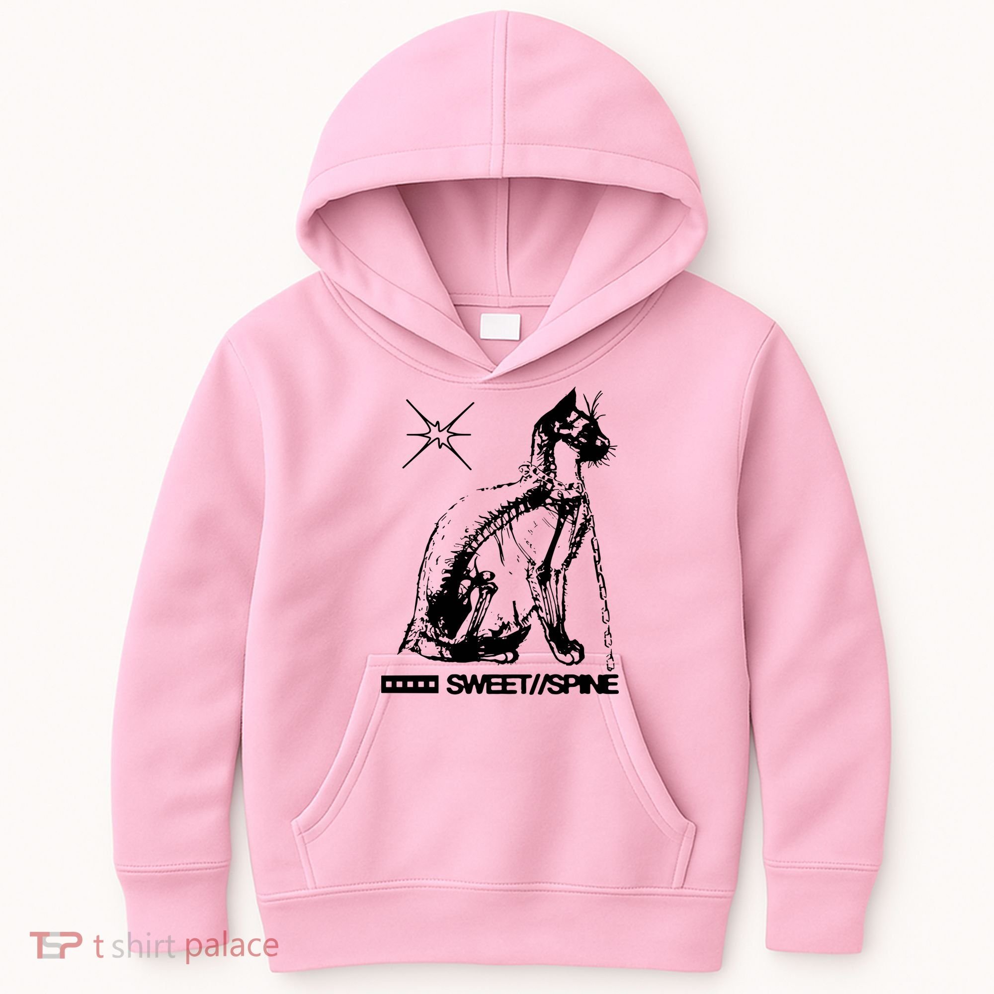 Sweet Spine Cat Kids Hoodie