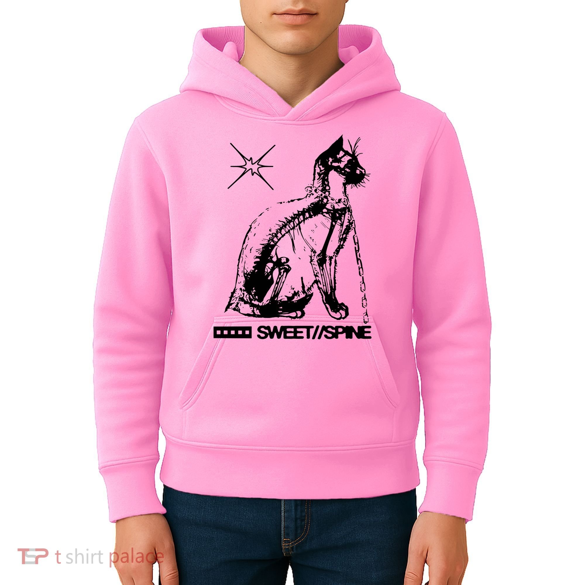 Sweet Spine Cat Kids Hoodie