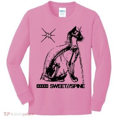 Sweet Spine Cat Kids Long Sleeve Shirt