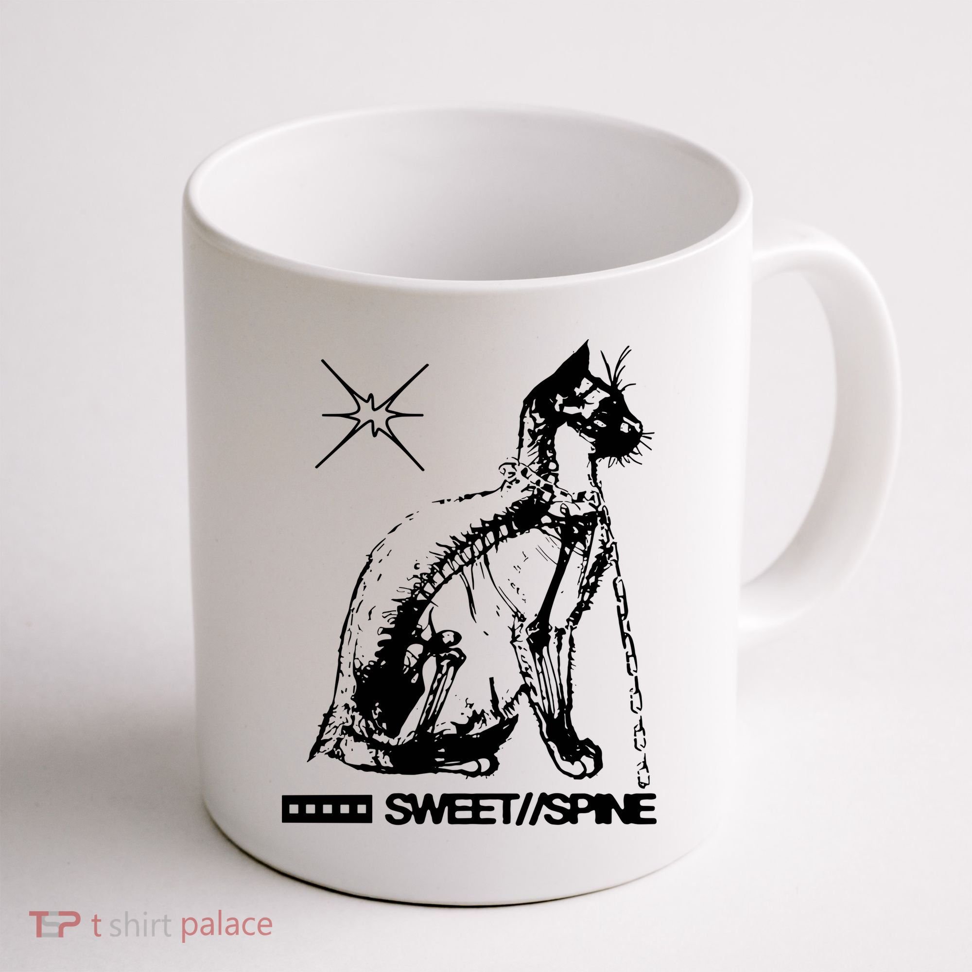 Sweet Spine Cat Coffee Mug