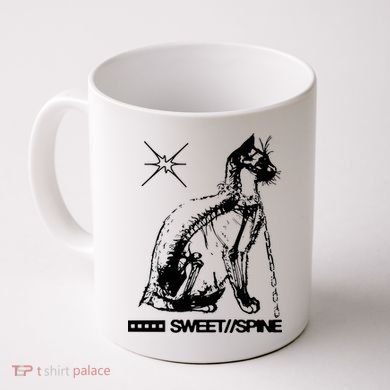 Sweet Spine Cat Coffee Mug