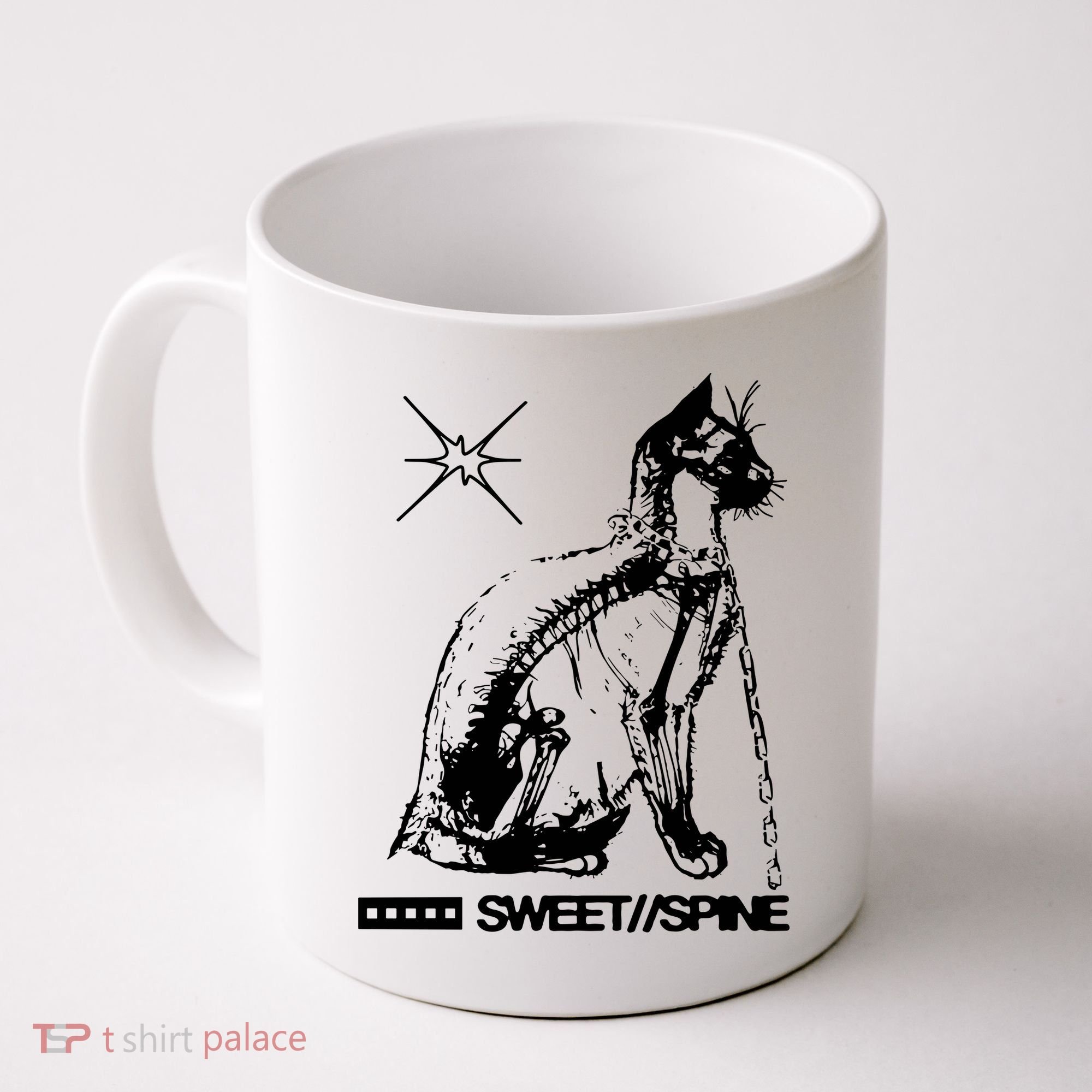 Sweet Spine Cat Coffee Mug