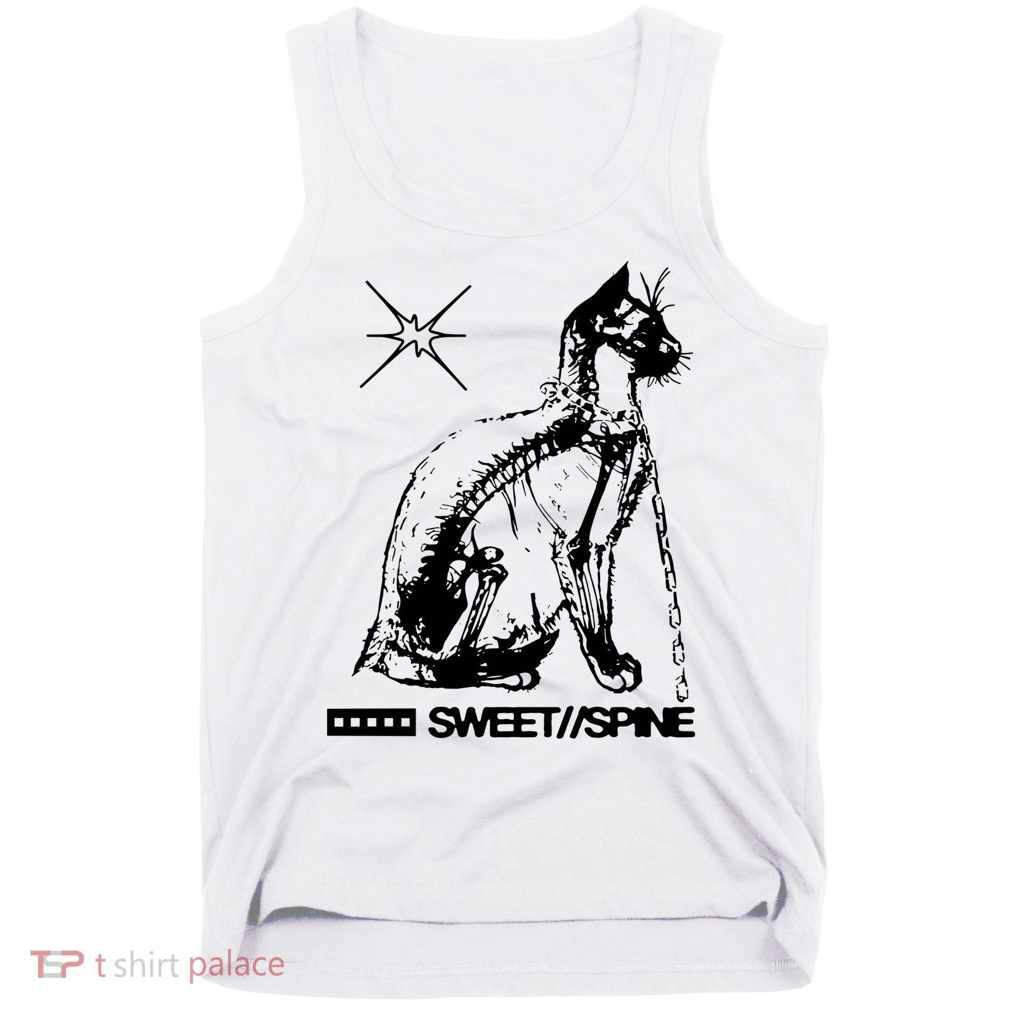 Sweet Spine Cat Tank Top