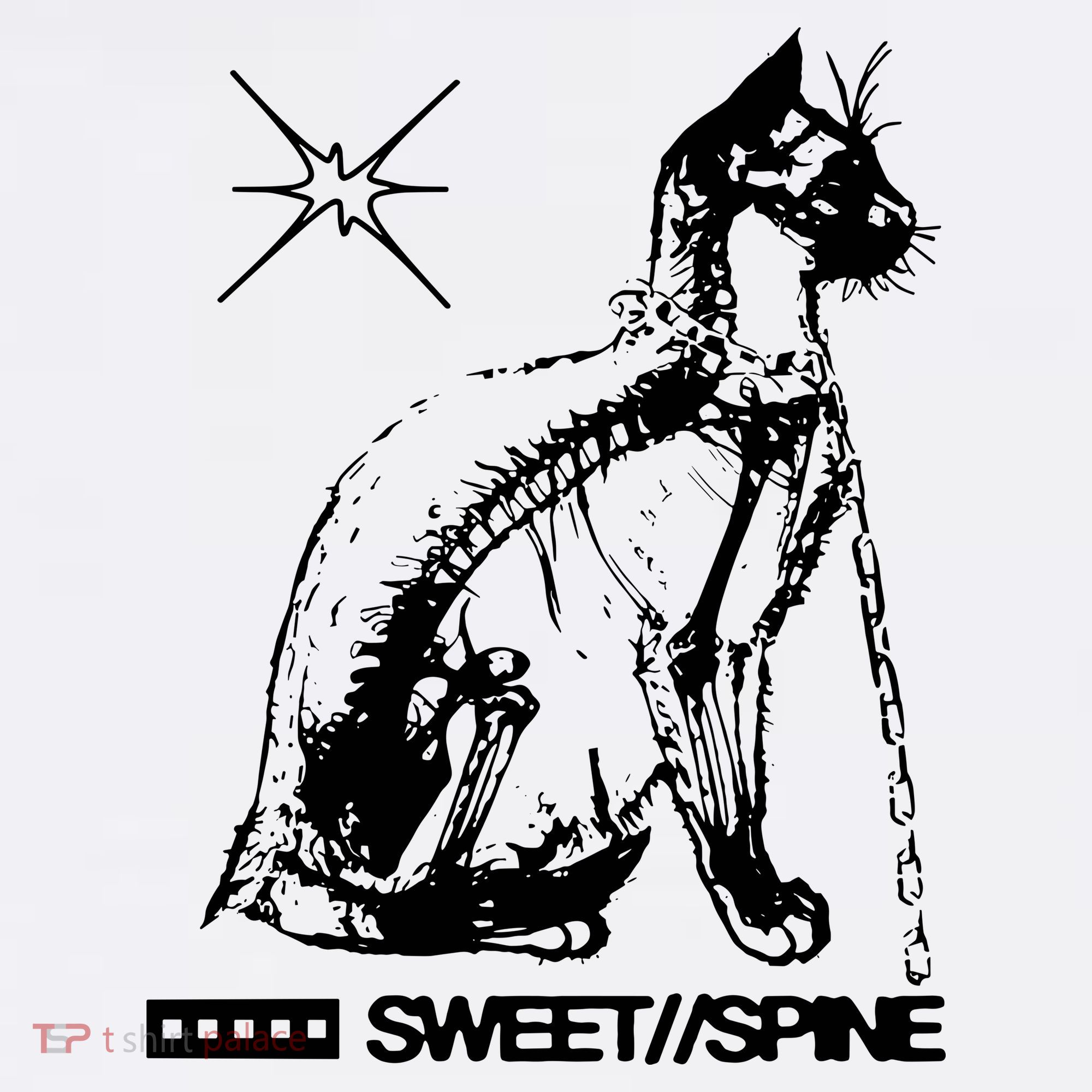 Sweet Spine Cat Tank Top