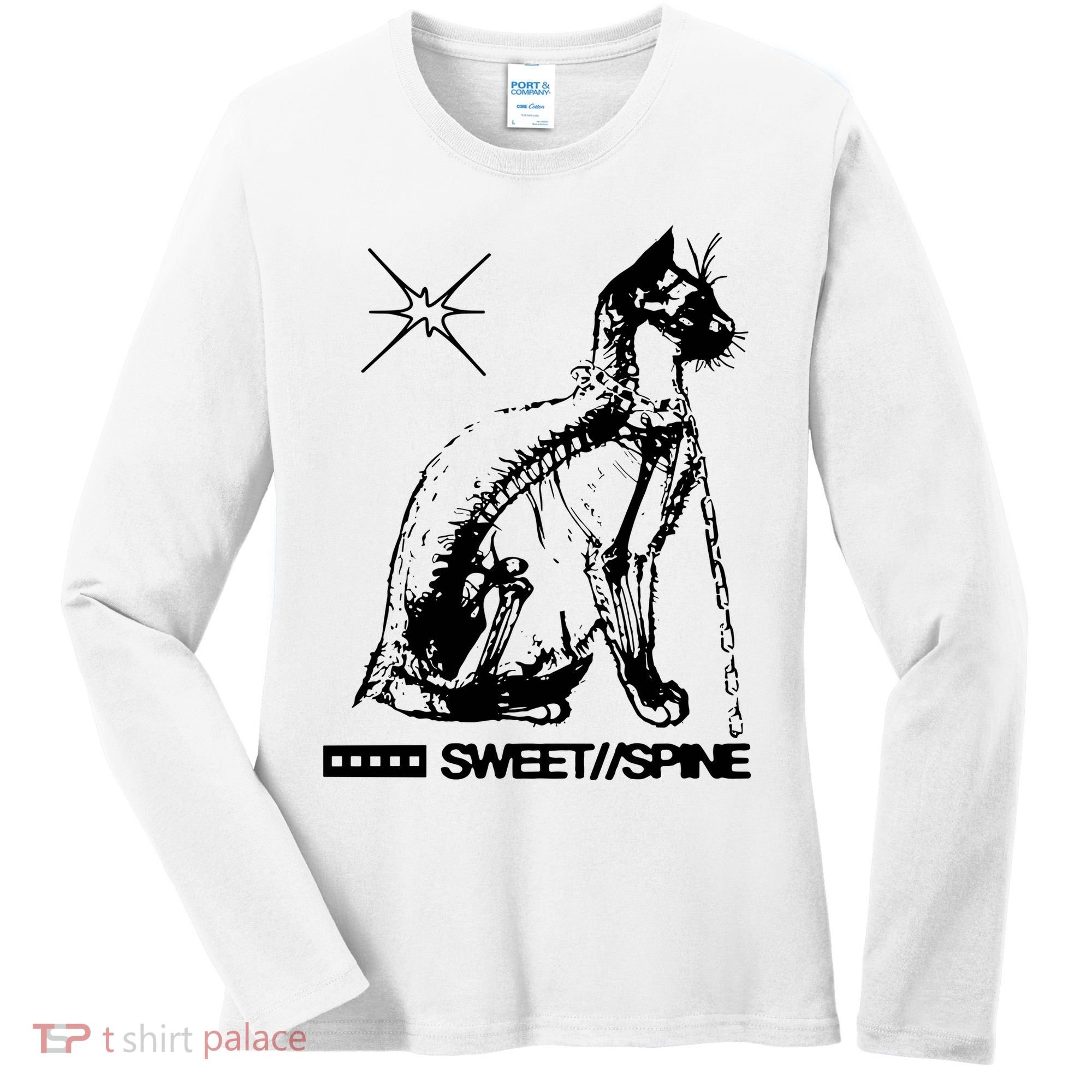 Sweet Spine Cat Women's Long Sleeve Shirt