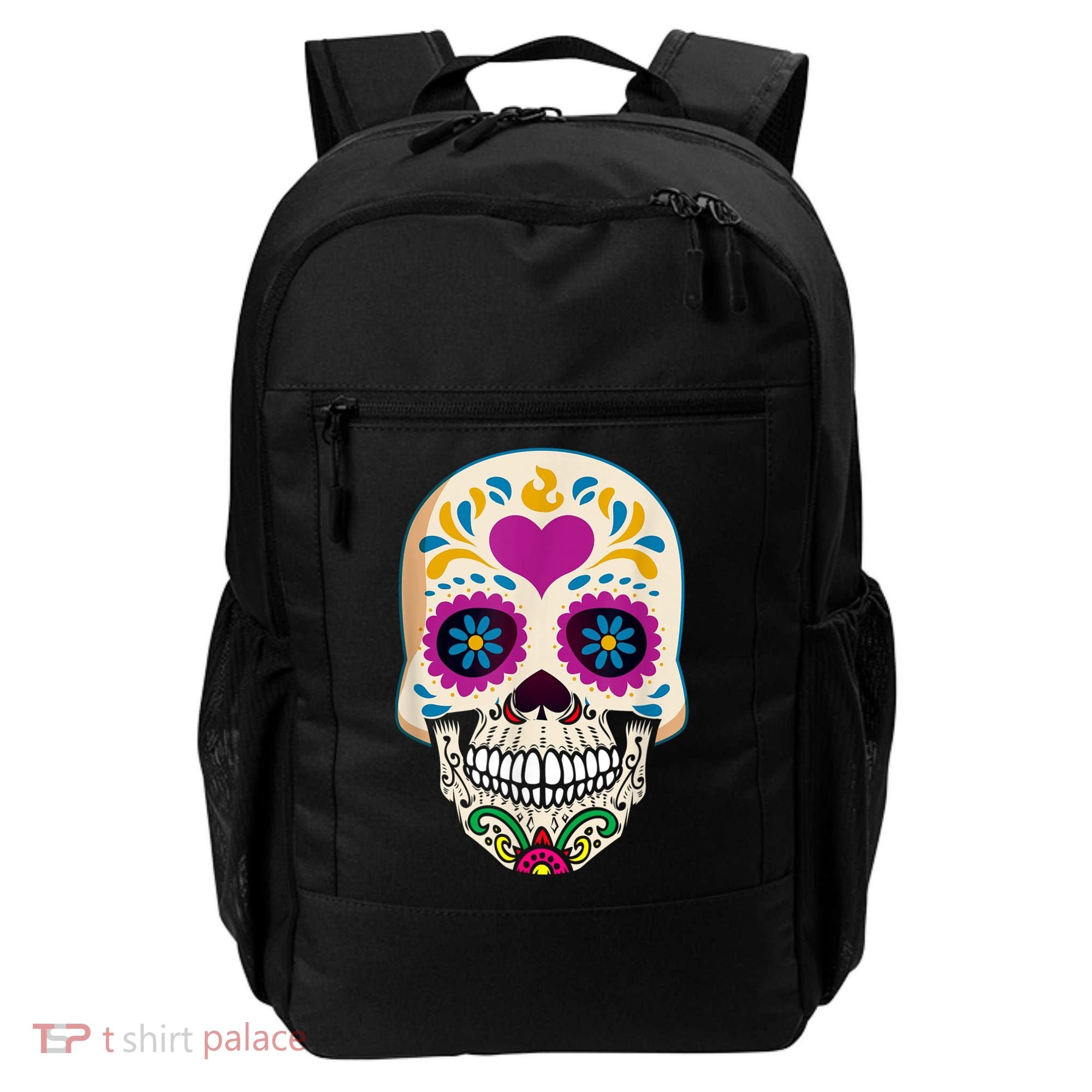 Sugar Skull Calavera Day Of The Dead Dia De Los Muertos Backpack