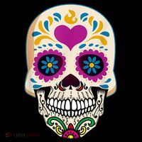 Sugar Skull Calavera Day Of The Dead Dia De Los Muertos Coffee Mug thumb 5