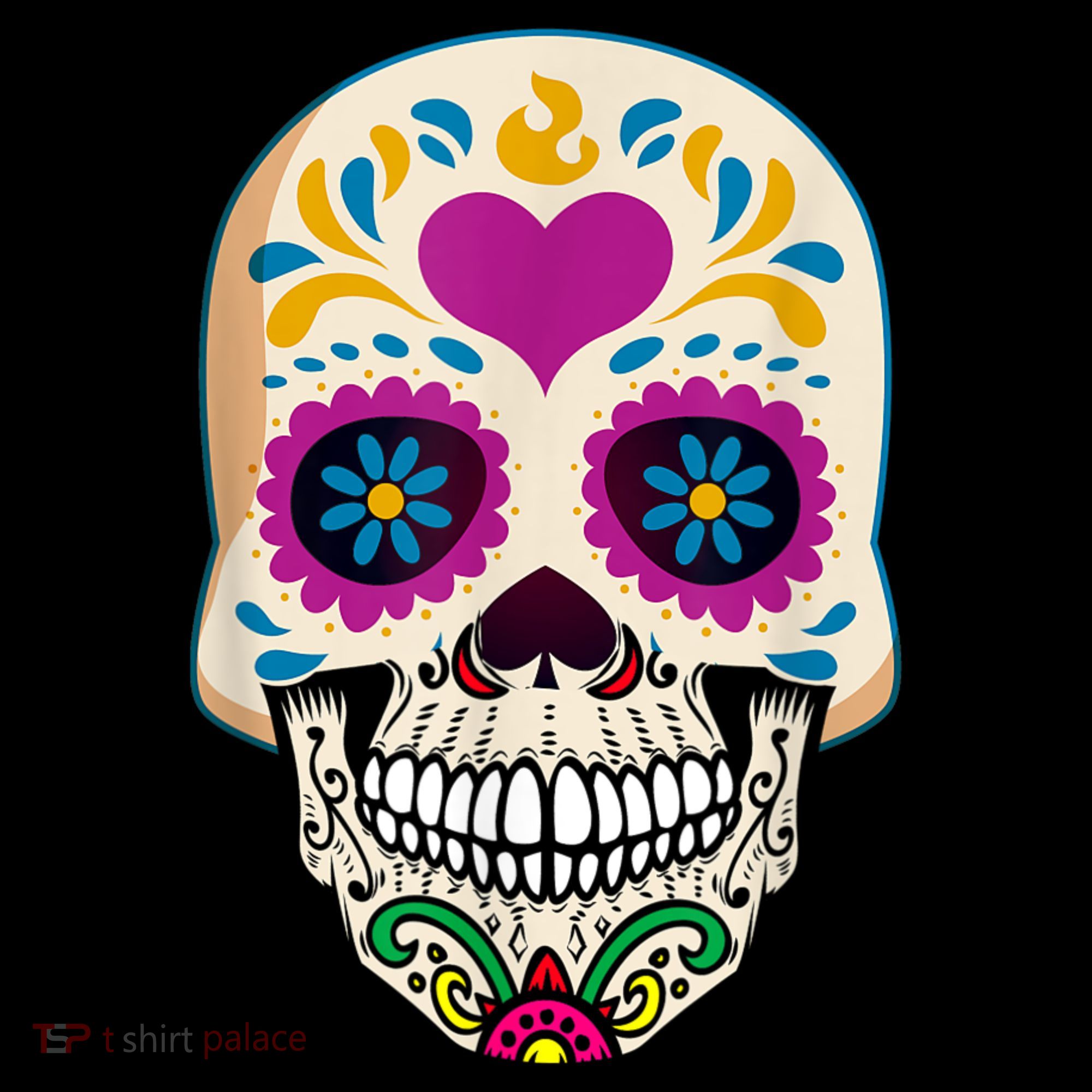 Sugar Skull Calavera Day Of The Dead Dia De Los Muertos Coffee Mug