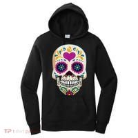 Sugar Skull Calavera Day Of The Dead Dia De Los Muertos Women's Hoodie thumb 0