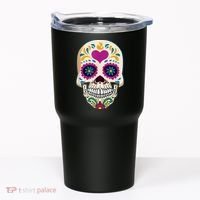 Sugar Skull Calavera Day Of The Dead Dia De Los Muertos Tumbler thumb 0