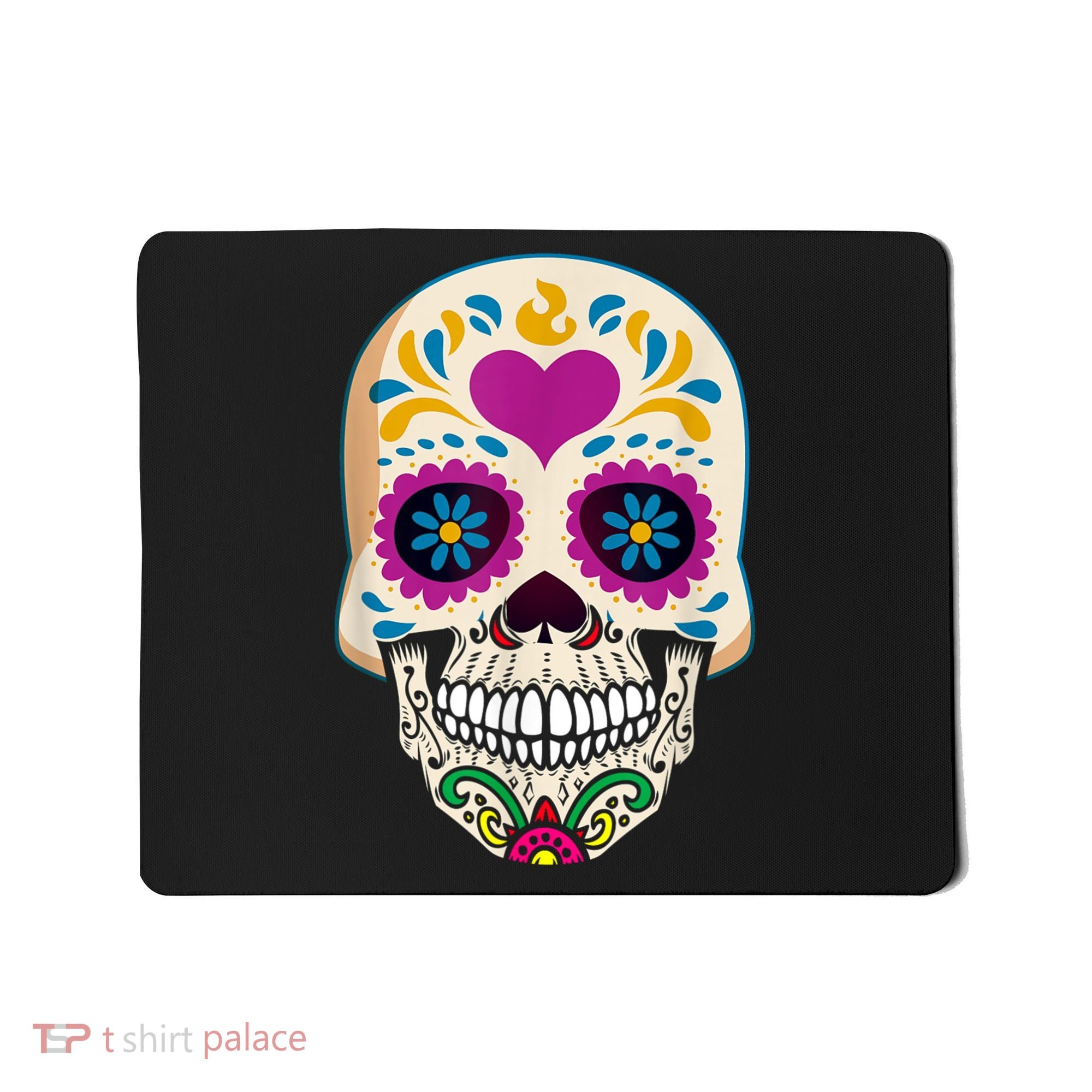 Sugar Skull Calavera Day Of The Dead Dia De Los Muertos Mousepad