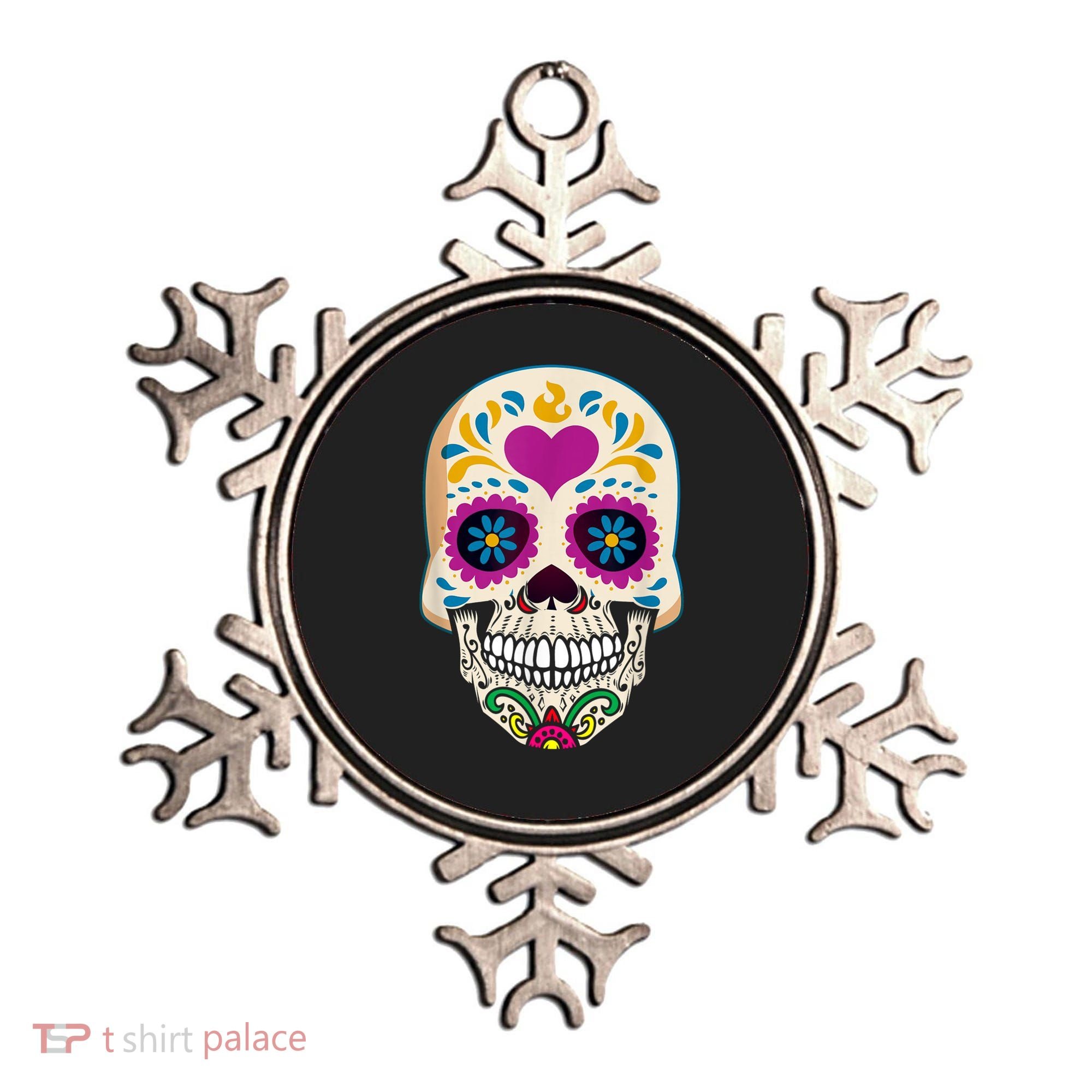 Sugar Skull Calavera Day Of The Dead Dia De Los Muertos Ornament