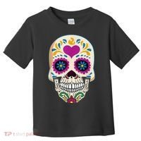 Sugar Skull Calavera Day Of The Dead Dia De Los Muertos Toddler T-Shirt thumb 0