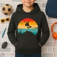 Skateboarding Skateboard Clothing Skateboarder Skateboard Kids Hoodie thumb 2