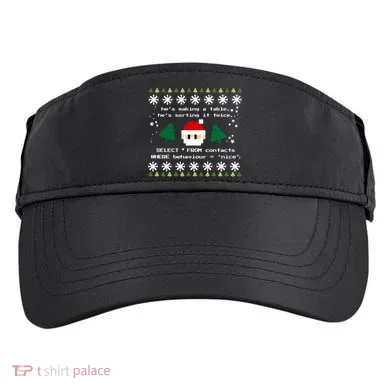 Sql Santa Claus Database Clause Developer Code Db Programmer Gift Adult Drive Performance Visor