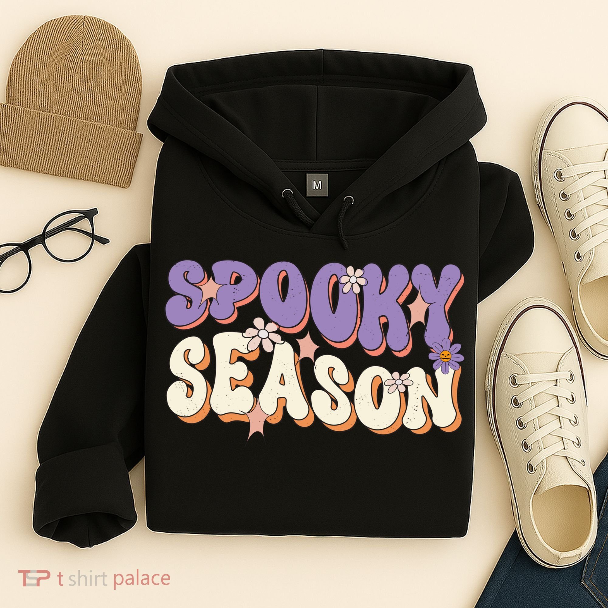 Spooky Season Cute Halloween Vibe Gift Hoodie