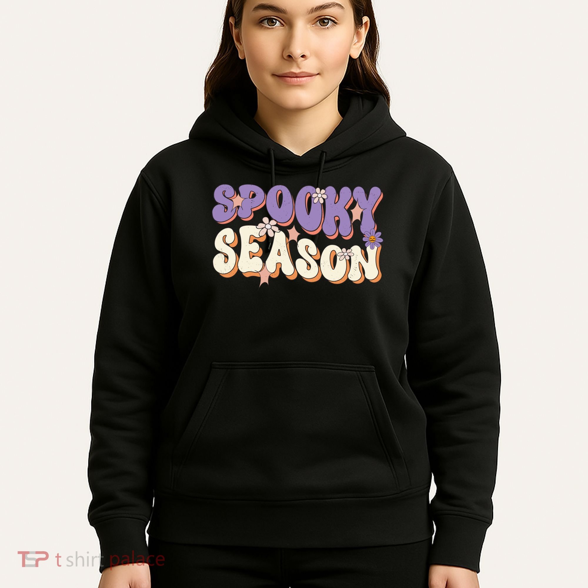 Spooky Season Cute Halloween Vibe Gift Hoodie
