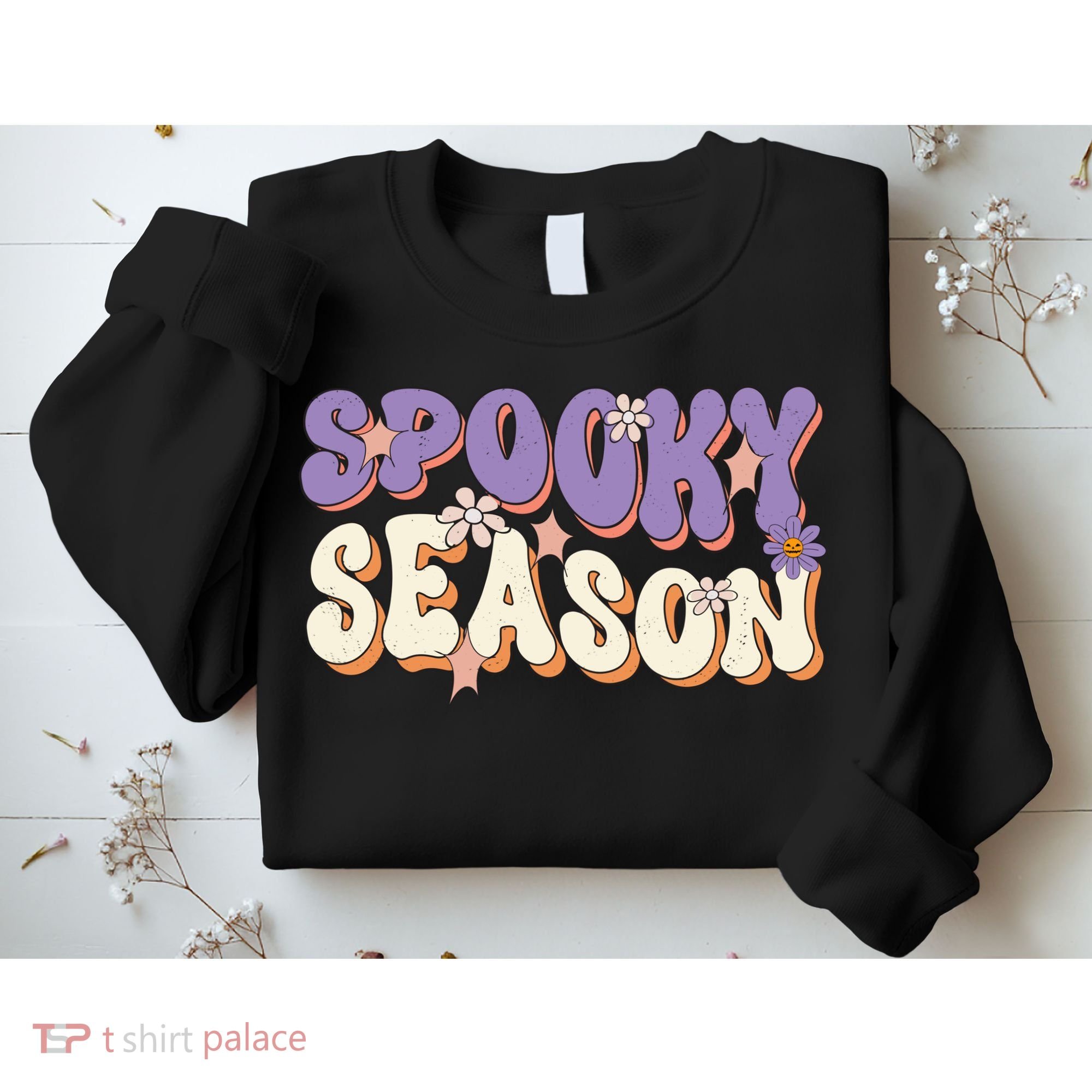 Spooky Season Cute Halloween Vibe Gift Sweatshirt