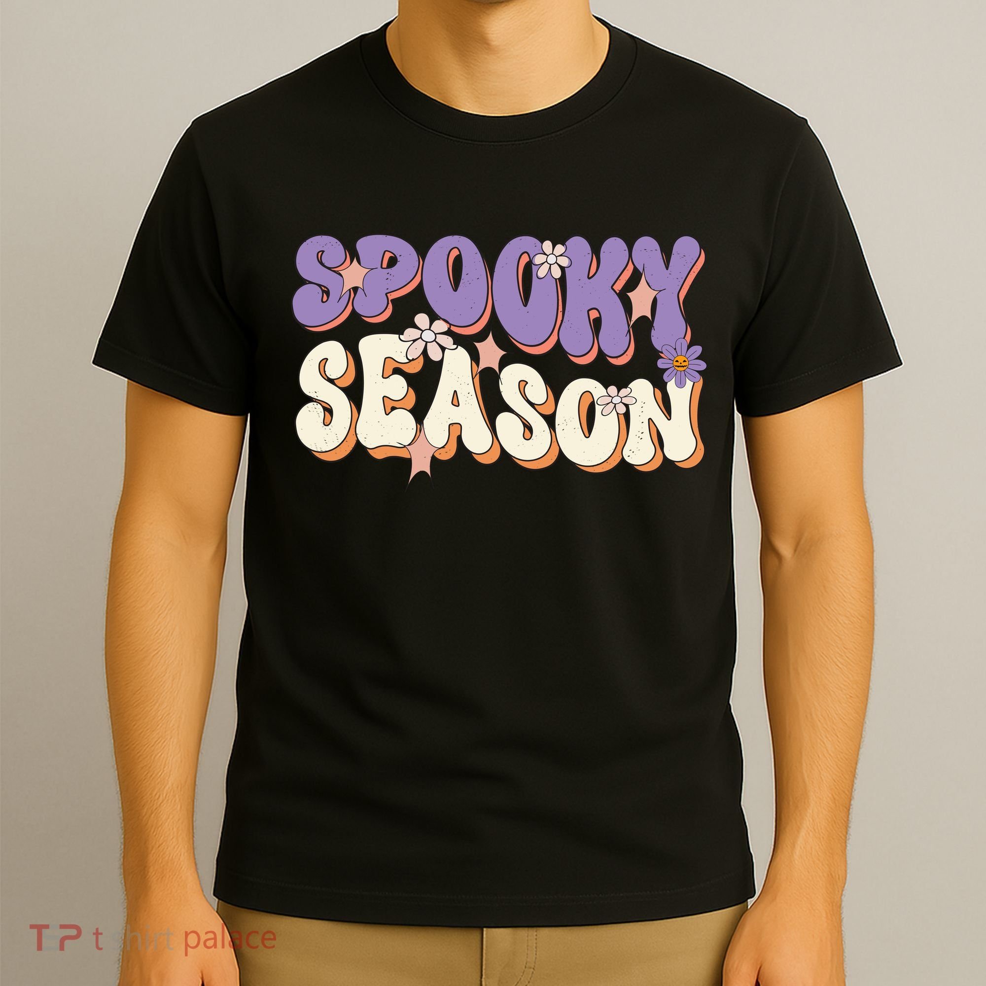 Spooky Season Cute Halloween Vibe Gift T-Shirt