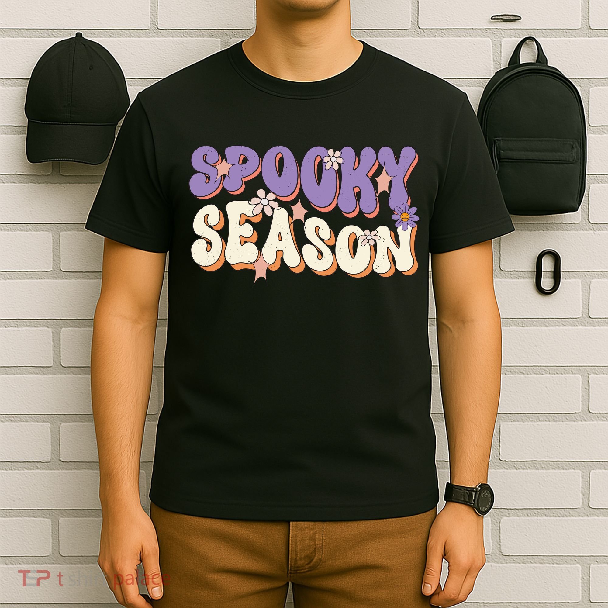 Spooky Season Cute Halloween Vibe Gift T-Shirt