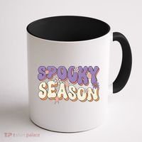 Spooky Season Cute Halloween Vibe Gift Coffee Mug thumb 1