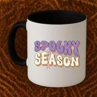 Spooky Season Cute Halloween Vibe Gift Coffee Mug thumb 2
