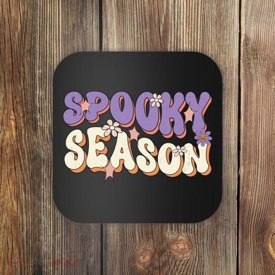 Spooky Season Cute Halloween Vibe Gift Coaster