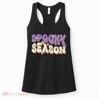 Spooky Season Cute Halloween Vibe Gift Women's Tank Top thumb 0