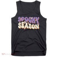 Spooky Season Cute Halloween Vibe Gift Tank Top thumb 0