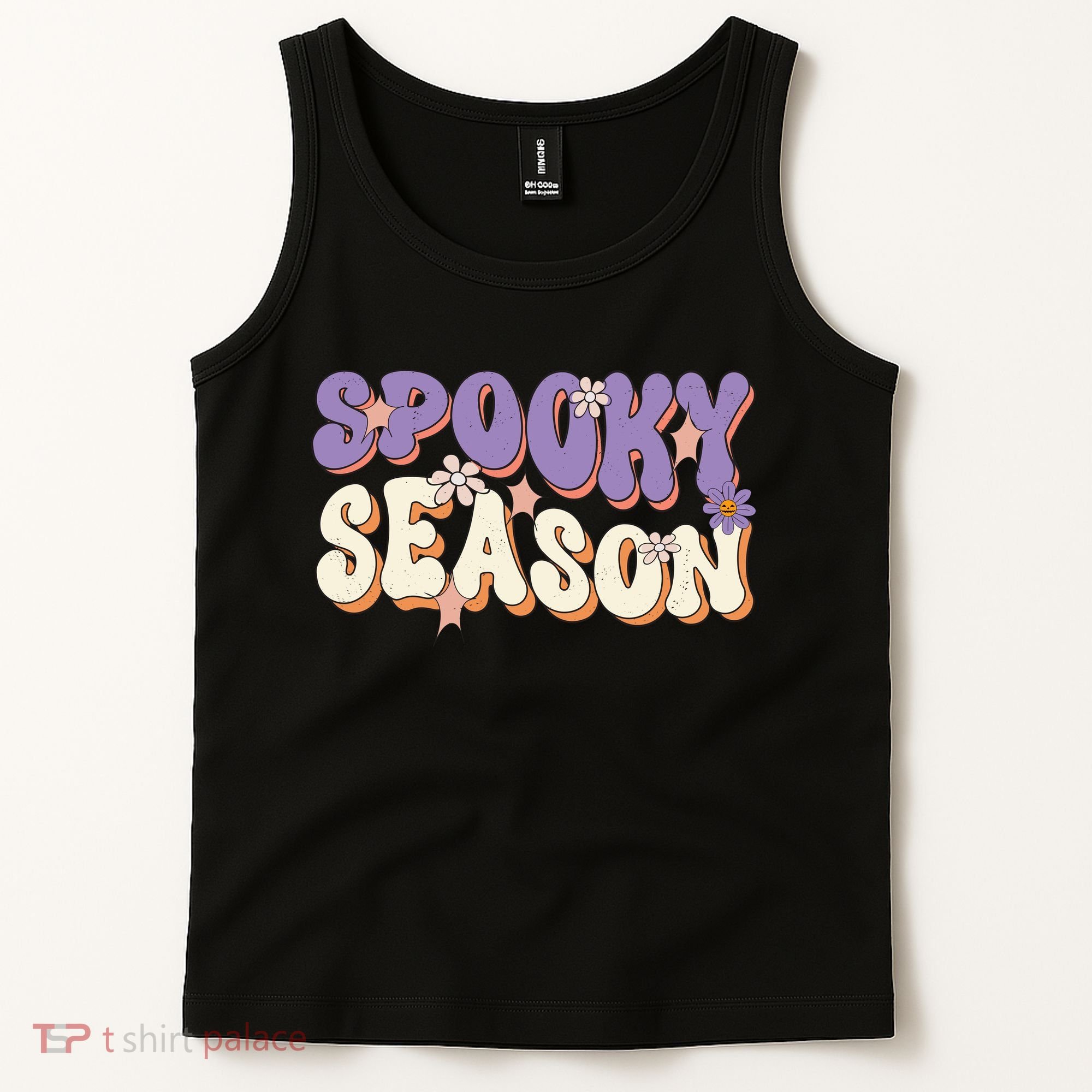 Spooky Season Cute Halloween Vibe Gift Tank Top