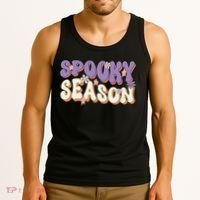 Spooky Season Cute Halloween Vibe Gift Tank Top thumb 3