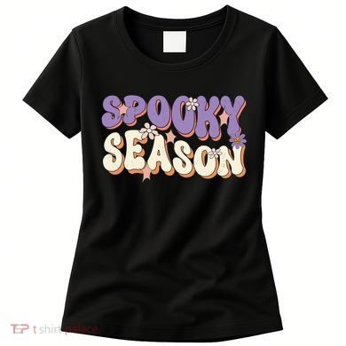 Spooky Season Cute Halloween Vibe Gift Women's T-Shirt