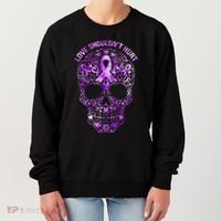 Sugar Skull Calavera Domestic Violence Awareness Women's Sweatshirt thumb 0