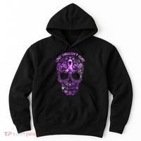 Sugar Skull Calavera Domestic Violence Awareness Hoodie thumb 0