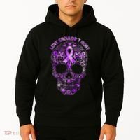 Sugar Skull Calavera Domestic Violence Awareness Hoodie thumb 2