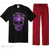 Sugar Skull Calavera Domestic Violence Awareness Pajama Set thumb 0