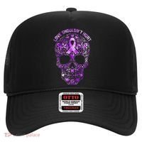 Sugar Skull Calavera Domestic Violence Awareness Hat thumb 0
