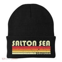 SALTON SEA CALIFORNIA Funny Fishing Camping Summer Gift Beanie thumb 0