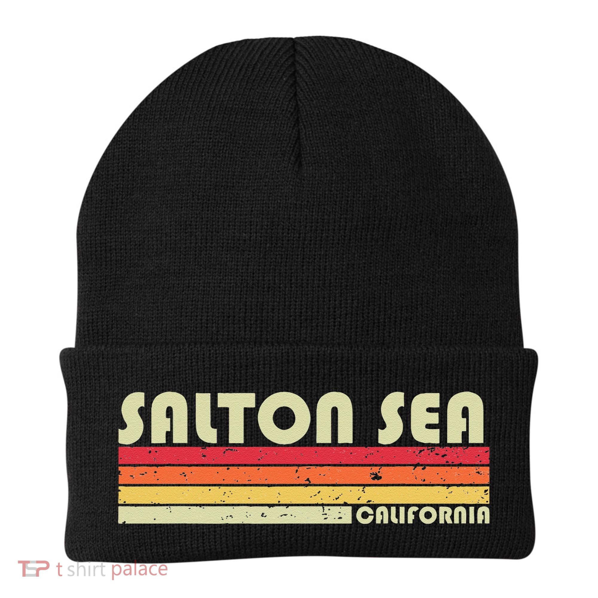 SALTON SEA CALIFORNIA Funny Fishing Camping Summer Gift Beanie