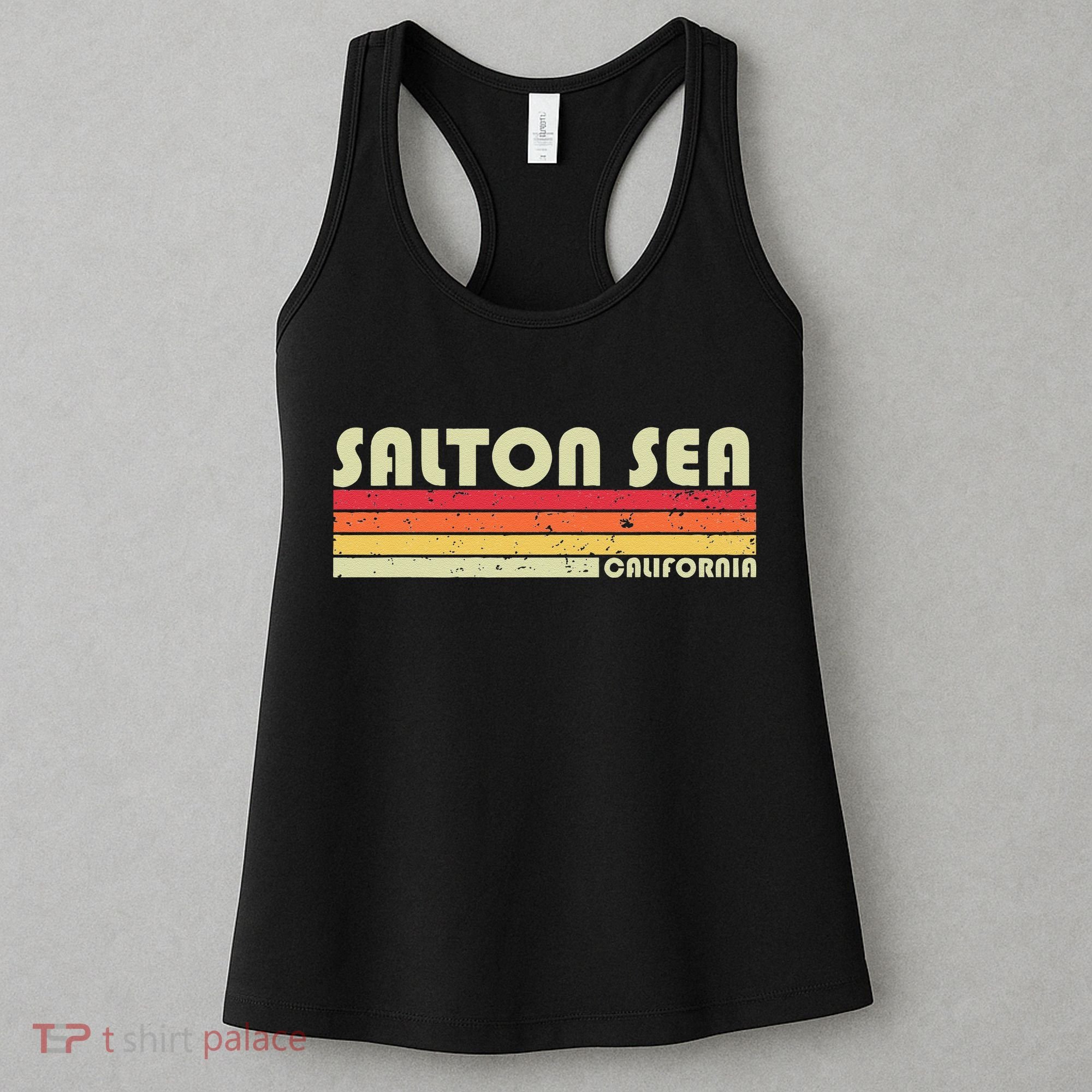 SALTON SEA CALIFORNIA Funny Fishing Camping Summer Gift Women's Tank Top