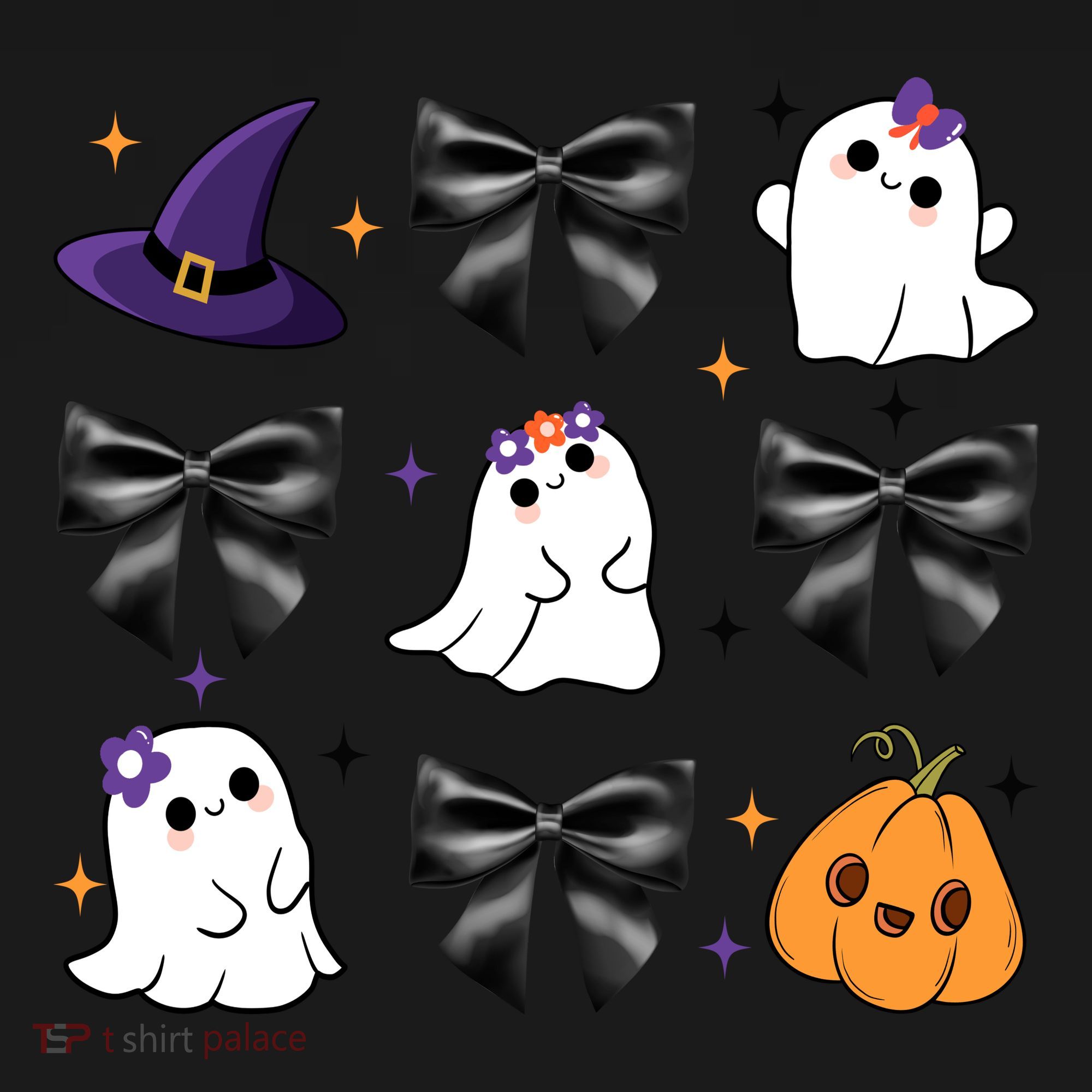Spooky Season Cute Boo Ghost Coquette Halloween Apron