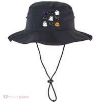 Spooky Season Cute Boo Ghost Coquette Halloween Bucket Hat thumb 0