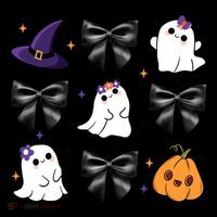 Spooky Season Cute Boo Ghost Coquette Halloween Coffee Mug thumb 5