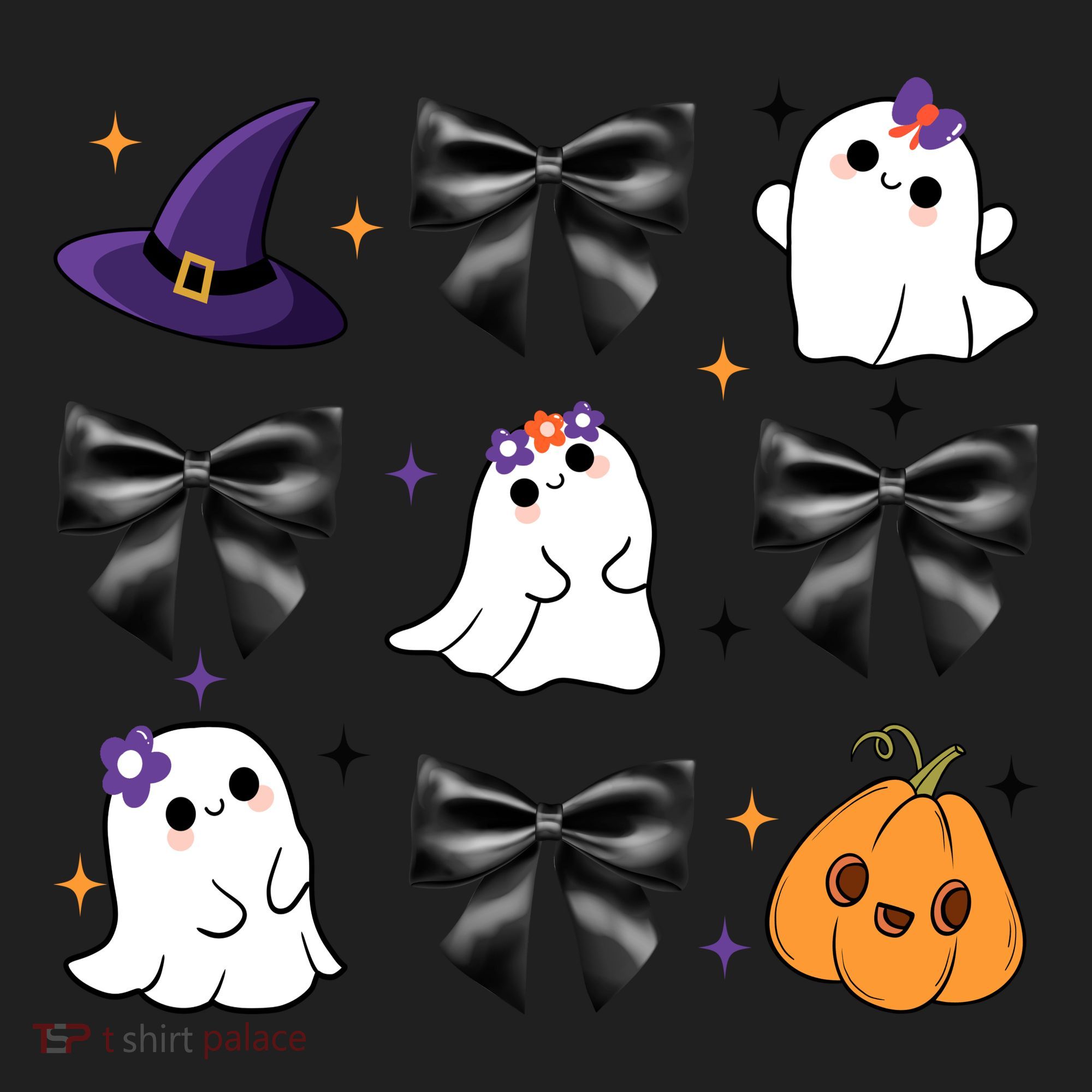 Spooky Season Cute Boo Ghost Coquette Halloween Beanie