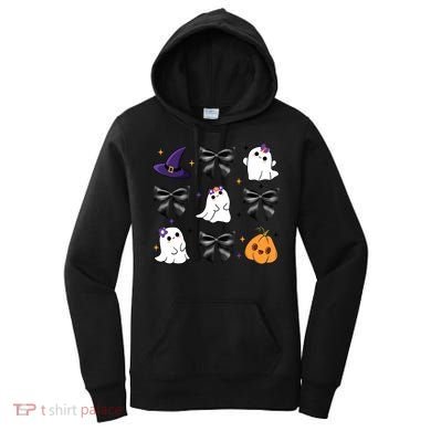 Spooky Season Cute Boo Ghost Coquette Halloween Women's Hoodie