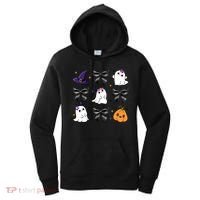 Spooky Season Cute Boo Ghost Coquette Halloween Women's Hoodie thumb 0
